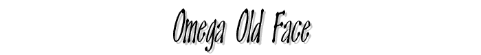 OMEGA%20Old%20Face font