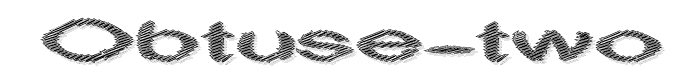 Obtuse%20two font