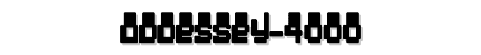 Oddessey%204000 font