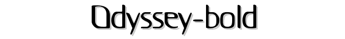 Odyssey Bold font