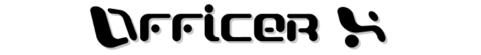 Officer%20X font