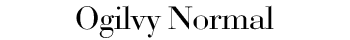 Ogilvy%20Normal font