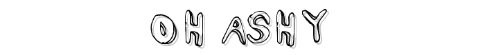 Oh%20Ashy font