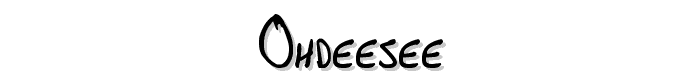 Ohdeesee font