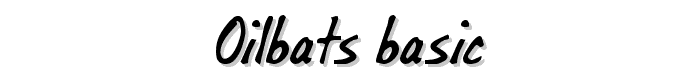 OilBats%20Basic font