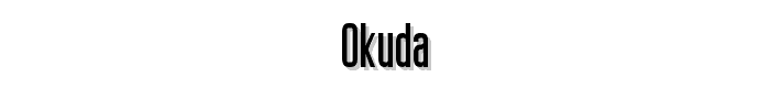 Okuda font