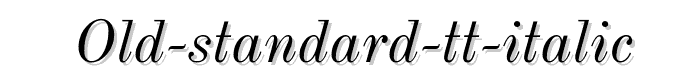 Old%20Standard%20TT%20Italic font