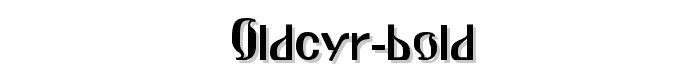OldCyr%20Bold font