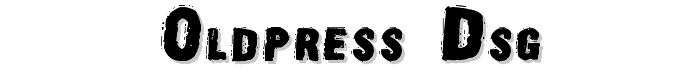 OldPress%20DSG font