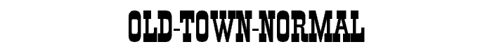 Old-Town-Normal font