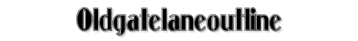 OldgateLaneOutline font