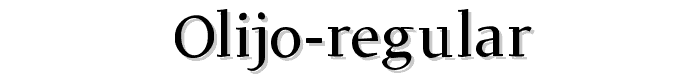 OliJo-Regular font