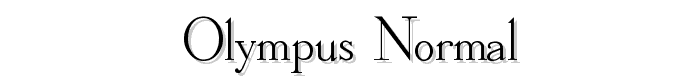 Olympus%20%20Normal font