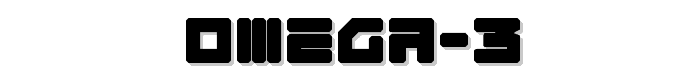 Omega-3 font