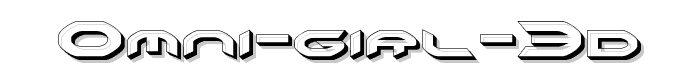 Omni Girl 3D font