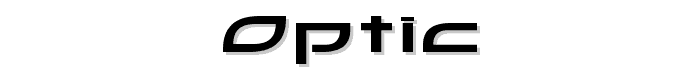 OpTic font