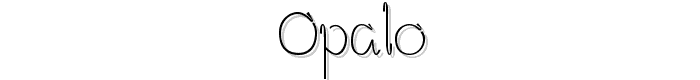 Opalo font