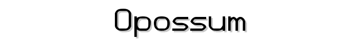 Opossum font