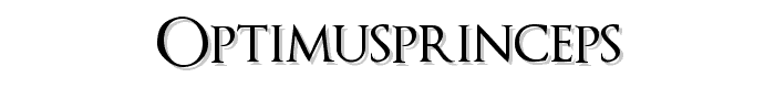 OptimusPrinceps font