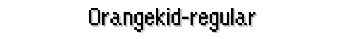 OrangeKid%20Regular font