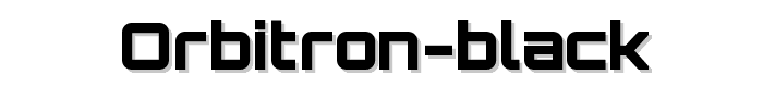 Orbitron%20Black font