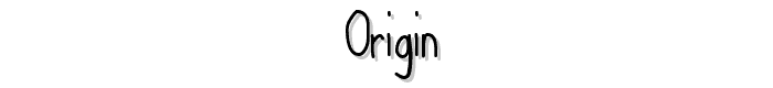 Origin font
