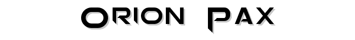 Orion%20Pax font