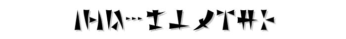 Ork Glyphs font