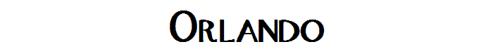 Orlando font