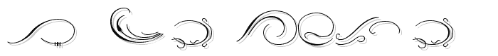Ornament ScrollsAndFlorishes font