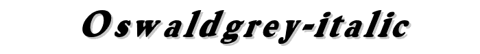 OswaldGrey%20Italic font