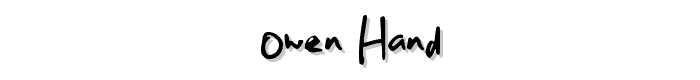 Owen%20Hand font