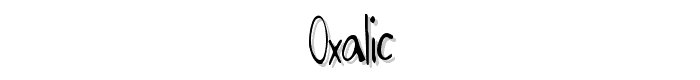 Oxalic font