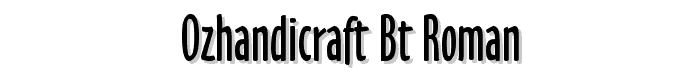 OzHandicraft%20BT%20Roman font