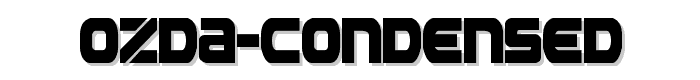 Ozda Condensed font