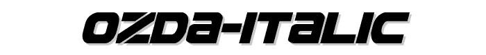 Ozda%20Italic font