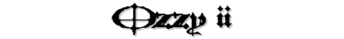 Ozzy II font