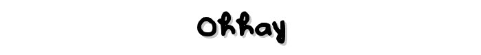 ohhay font