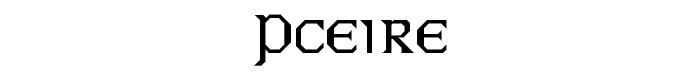 PCEire font