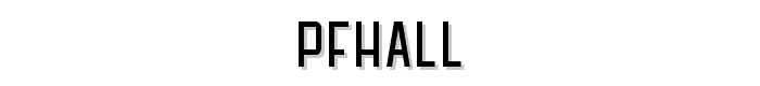 PFHALL font