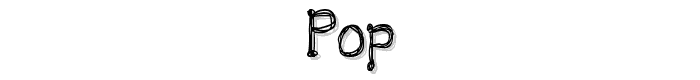 POP font