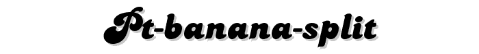 PT Banana Split font