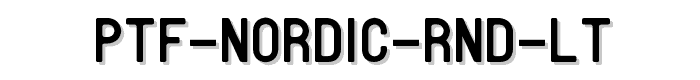 PTF NORDIC Rnd Lt font