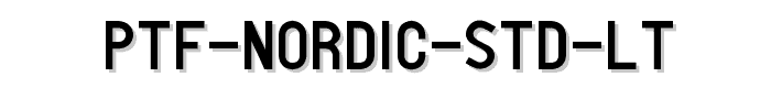 PTF NORDIC Std Lt font