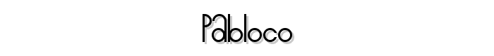 Pabloco font