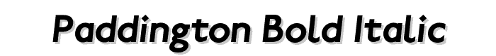 Paddington%20Bold%20Italic font