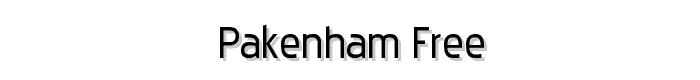 Pakenham%20Free font