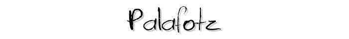 Palafotz font