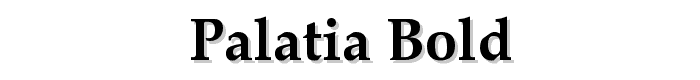 Palatia%20Bold font