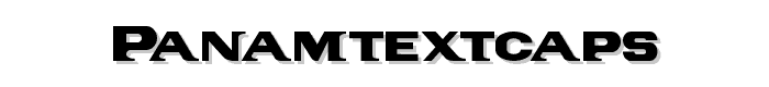 PanAmTextCaps font